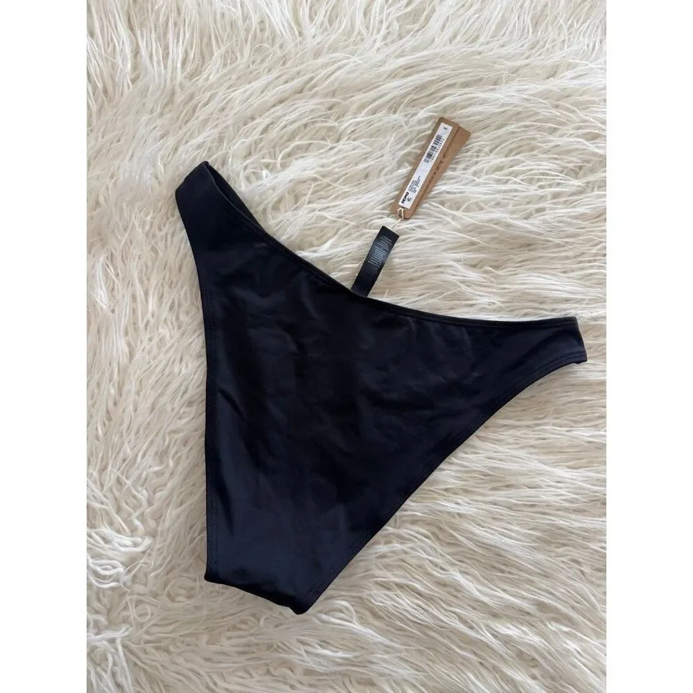 Skims Basic Swim Bikini Bottom Obsidian Size Small